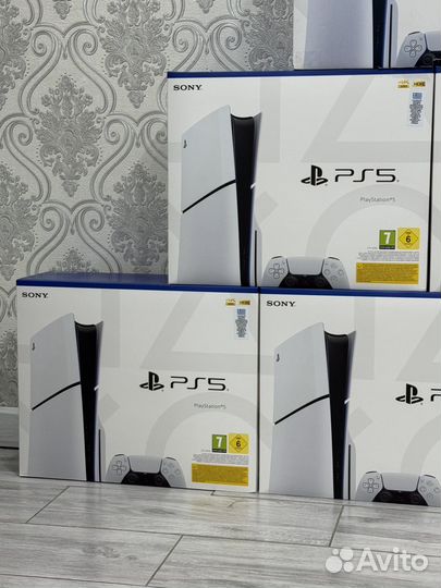 50 игр / Новая Sony PS5 Slim 1Tb 2025 года