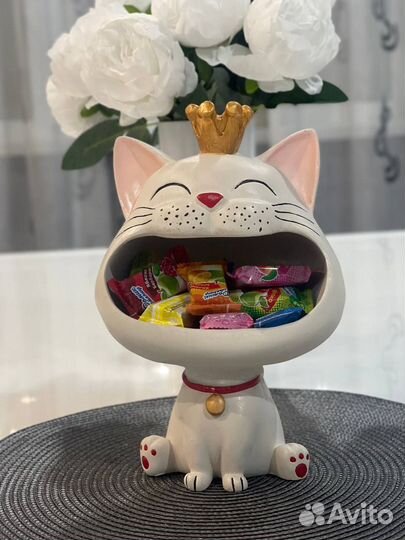 Конфетница Котик