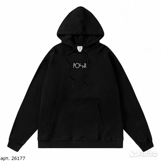 Худи polar черное