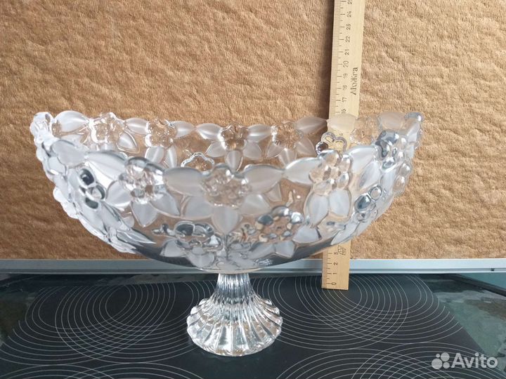 Ваза для фруктов конфетница Waltherglas Германия