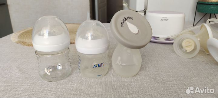 Молокоотсос электрический avent с двумя выходами