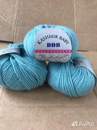 Пряжа bbb kashmir baby 3 шт