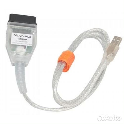 Mini-VCI J2534 сканер авто для Toyota Mitsubishi