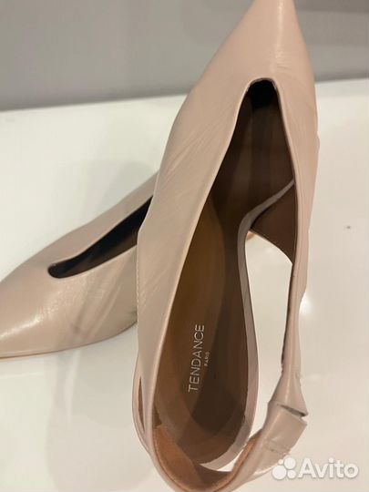 Туфли лодочки 37 натуральная кожа