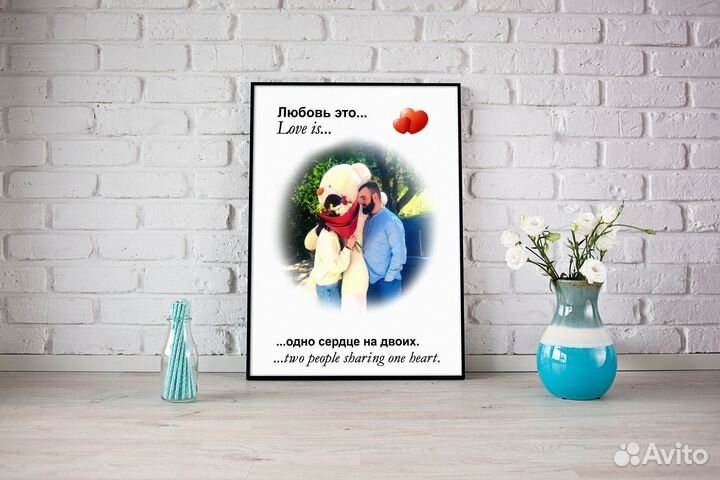 Портрет по фото на холсте