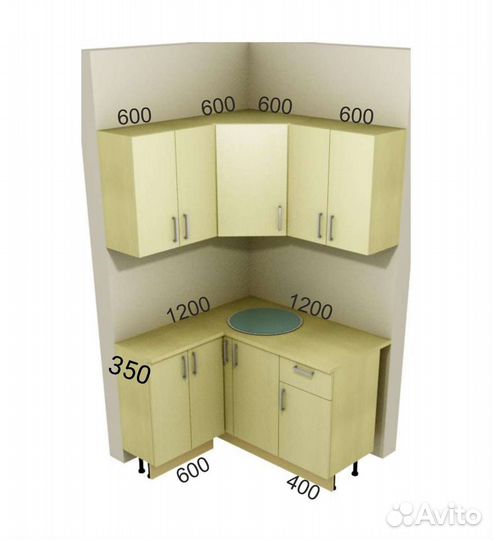 Кухня угловая