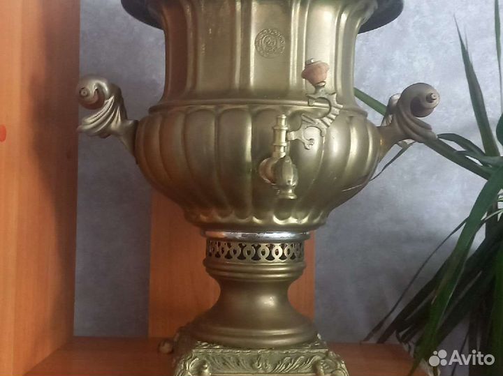 Самовар на дровах старинный