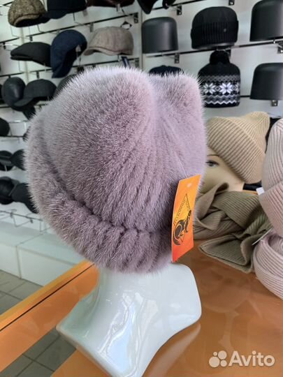 Шапка норковая новая