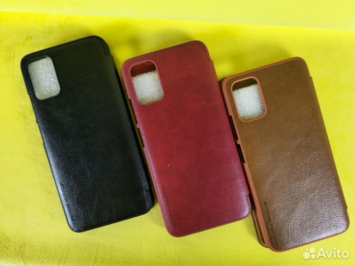 Чехол-книжка Leather Case Nillkin Poco M3