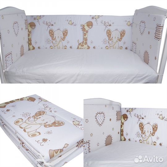 Бортики в кроватку новые