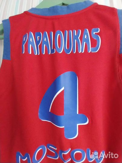 Баскетбольная майка цска