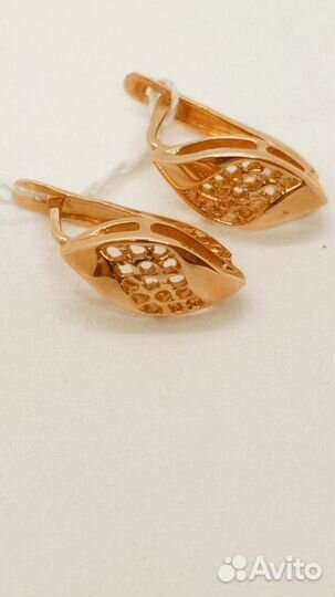 Золотые серьги