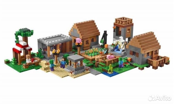 Конструктор деревня minecraft