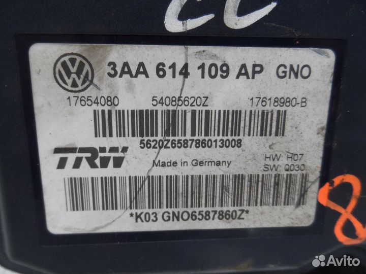 Блок ABS для Volkswagen Passat CC 3AA614109AP