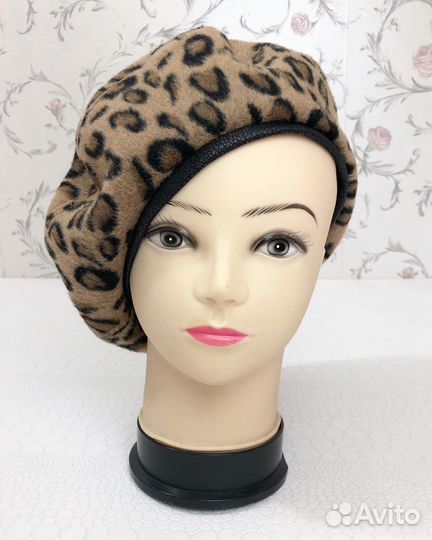 Леопардовый берет-Тренд модного сезона осень-весна