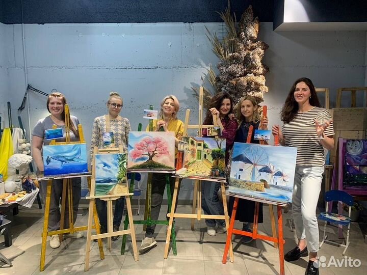 Творческий мастер класс по живописи маслом