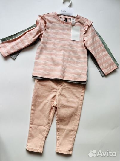 Новые вещи hm для девочки 74 80 86 92