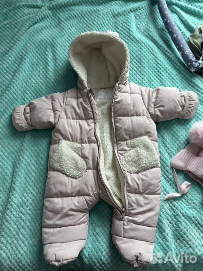 Зимний комбинезон для девочки