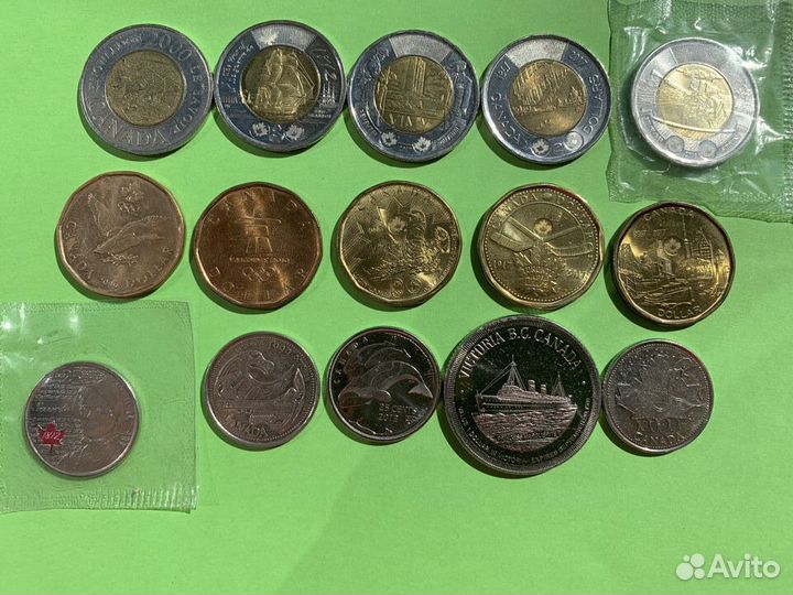 Юбилейные и другие Канада,Китай,о.Мен 01,06,23