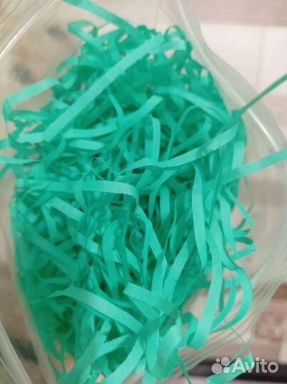 Бумажная стружка наполнитель для подарков