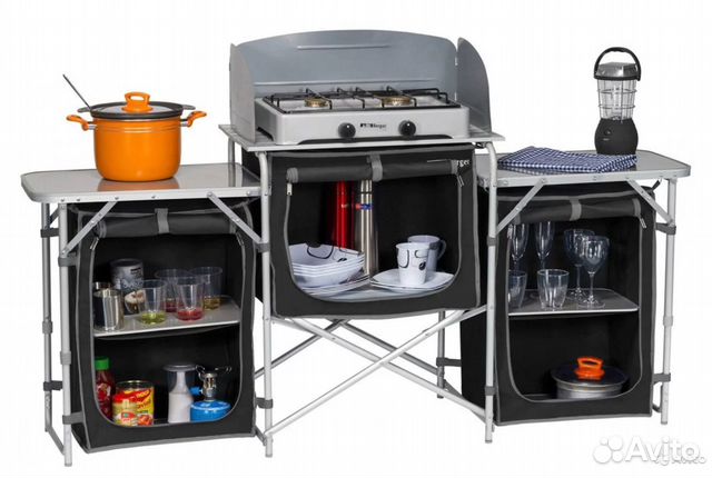 Кухня-стол туристическая складная