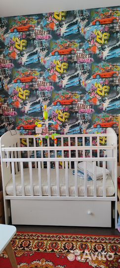 Детская кровать с матрасом