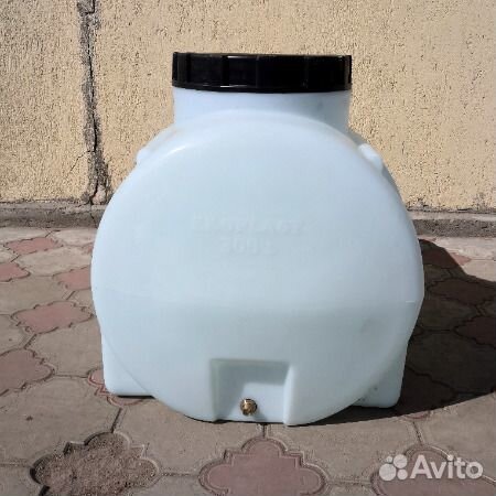 Горизонтальная ёмкость огб 300 литров (ecoplast)