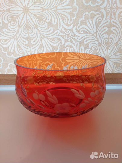 Вазы цветное стекло