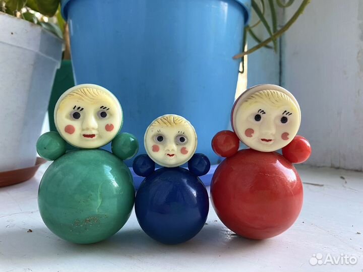 Матрешка Неваляшка Игрушка СССР Винтаж