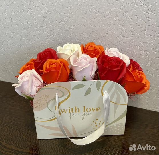 Мыльные розы букеты