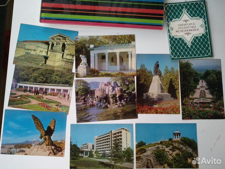 Открытки Фотокарточки города ссср. Наборы