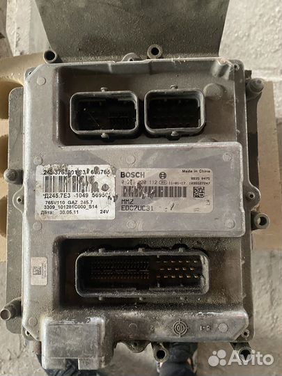 Эбу мозги на газ 3309 евро 3