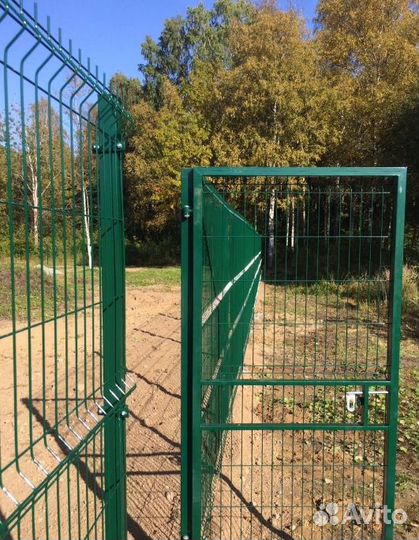 Забор из 3D сетки за 1 день быстро