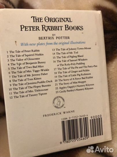 Редкая The Tale of Peter Rabbit 1987 год