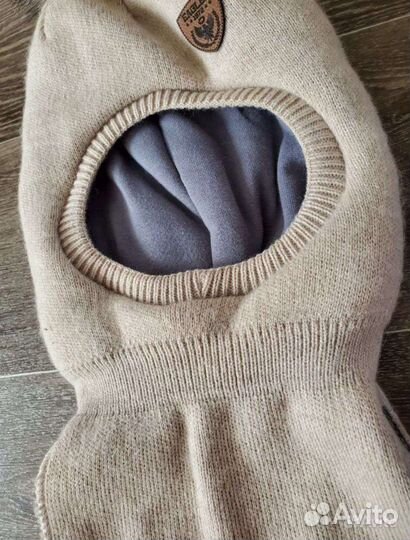 Шапка шлем. Возраст 3-4 г