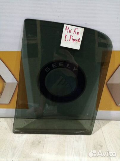 Форточка стекло двери Geely MK cross Прав