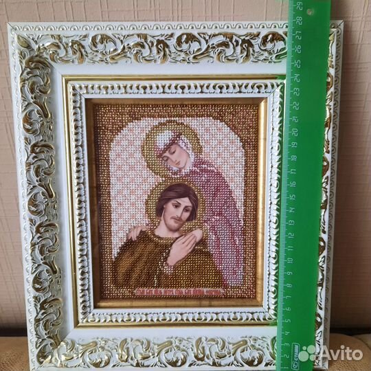 Икона вышитая бисером