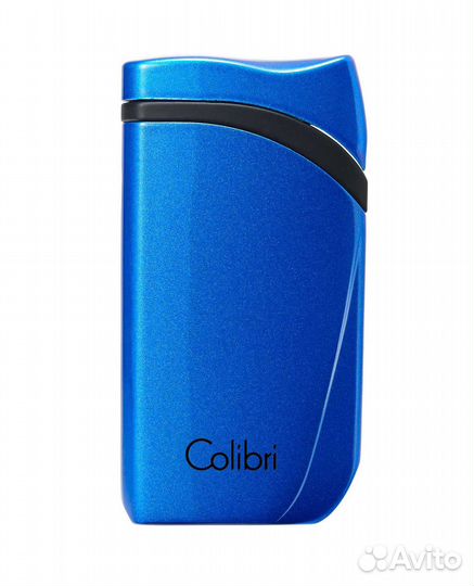 Зажигалка сигарная Colibri Falcon, синий металлик