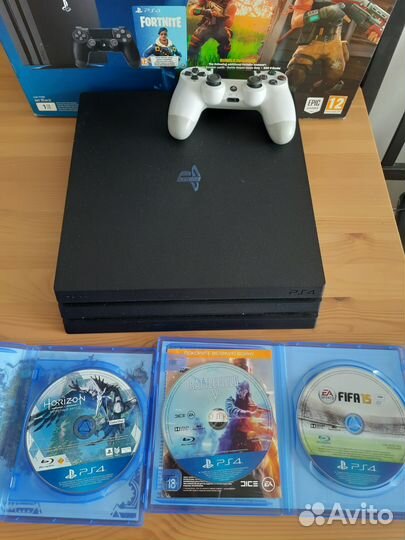Ps4 pro + игры бронь