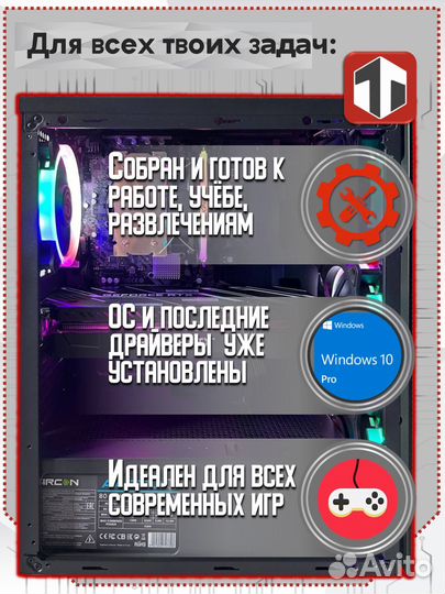 Игровой Пк Intel Core i5-12400F/RTX 4060/32GB