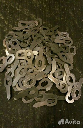 Прямая овальная шайба для споттера 100шт