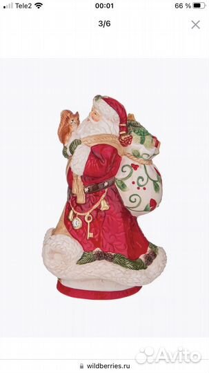 Дед Мороз фигурка интерьерная