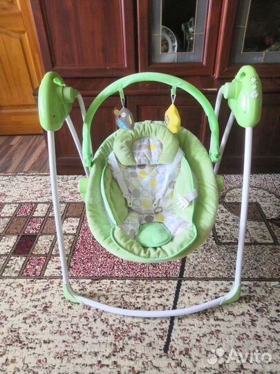 Детские электронные качели 2 в 1