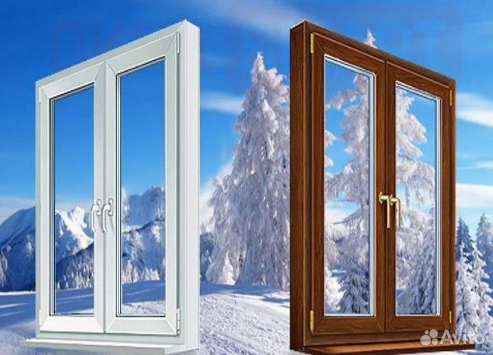 Окна пластиковые теплые