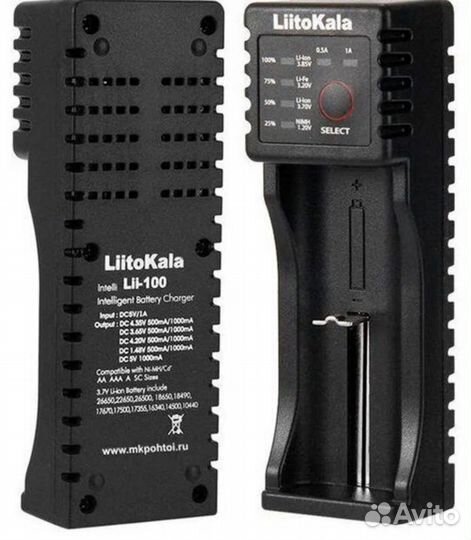 LiitoKala LII -100 зарядное устройство