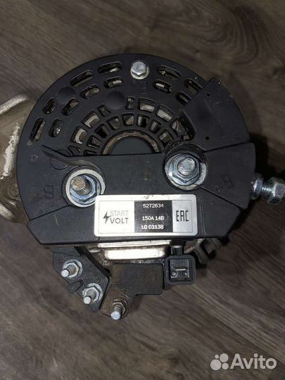 Генератор Старт Вольт на 150А для Валдай Cummins