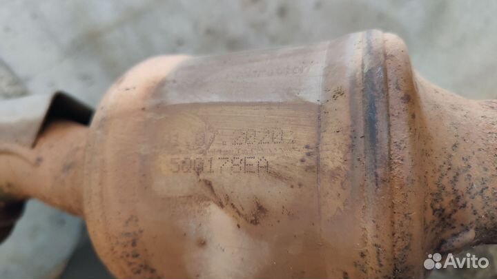 Катализатор polo лифтбек и седан рестайлинг