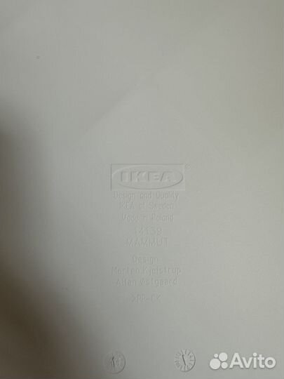 Детский стол+стул икеа