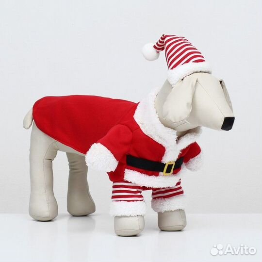 Новогодний костюм для собак 'Клаус', размер XL (дс