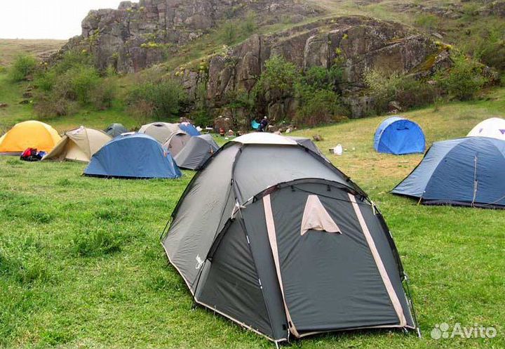 Палатка, шатер, спальный мешок